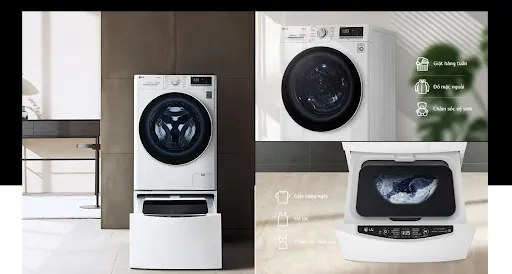 Hỗ trợ TWINWash™ Mini – Giặt song song tiện lợi
